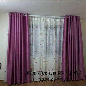 Mẫu rèm vải hoa văn mã 15