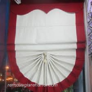 Mẫu rèm vải roman mã 25