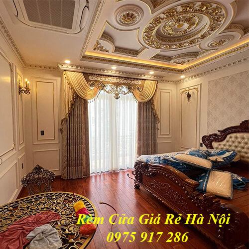 rèm cửa biệt thự đẹp