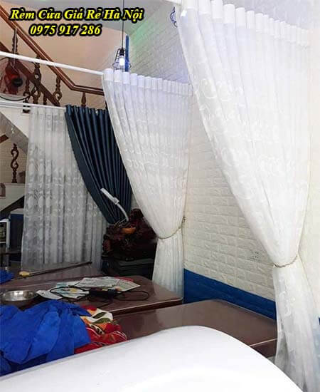 rèm ngăn giường spa