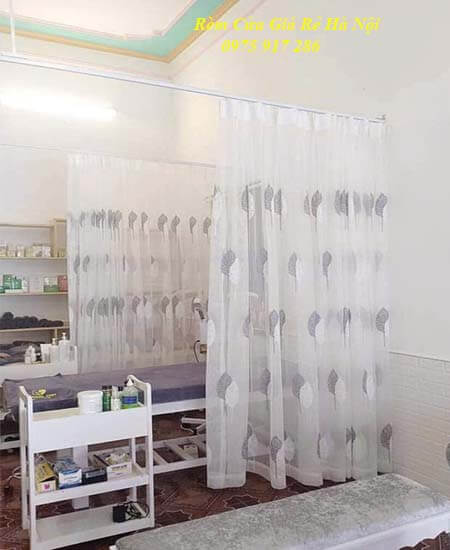 rèm voan hoạ tiết