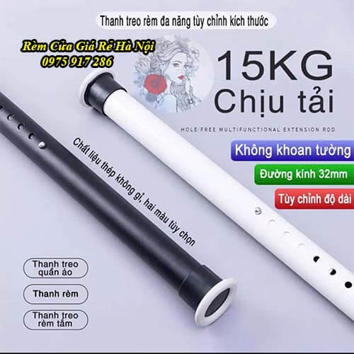 Thanh treo rèm không khoan